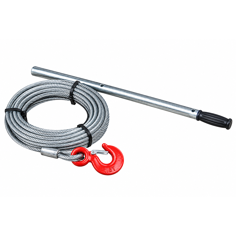 Dispozitiv de ridicat/tras cu cablu Big Red, 3200kg, cablu 20m
