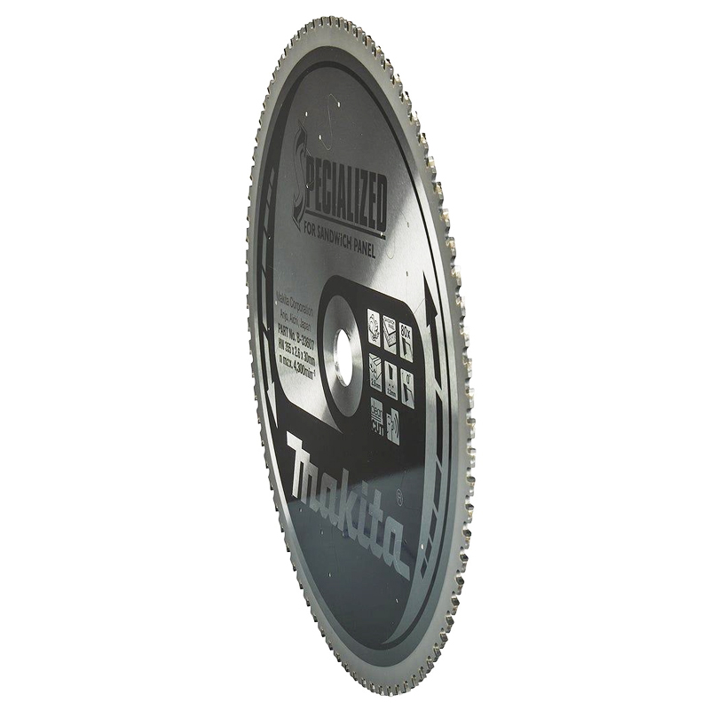 Disc pentru circular, 355 x 30 mm, 80 dinti, Spcialized for Sandwich Panel