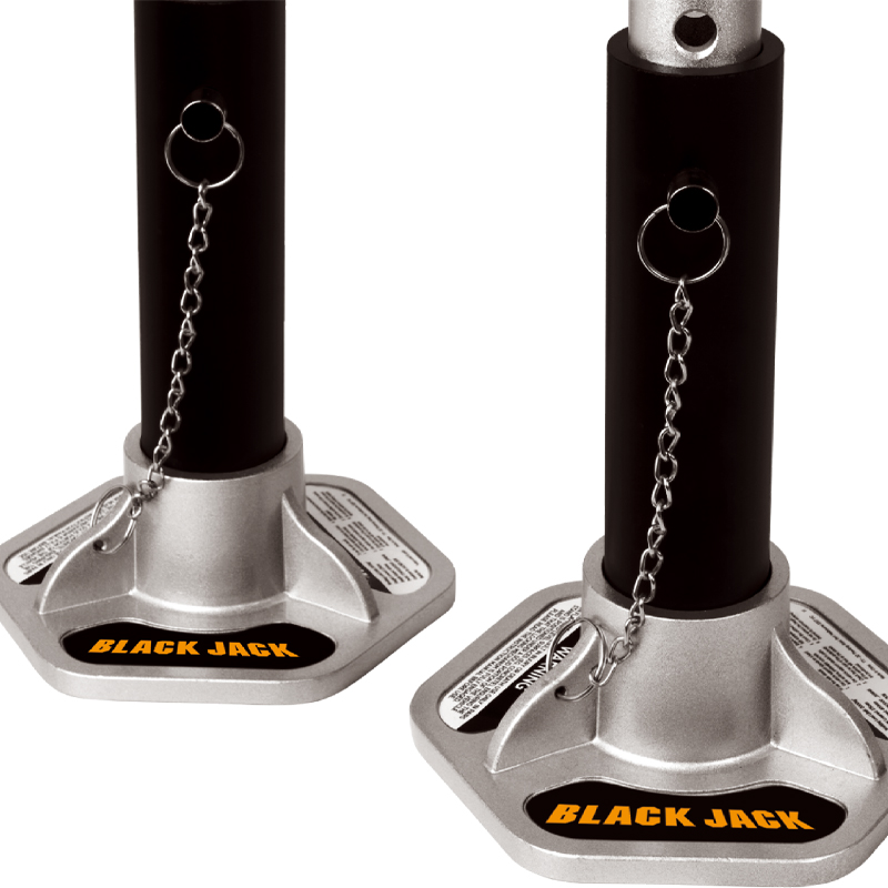 Set 2 suporti auto (capra) din aluminiu pentru vehicule, 2 tone, 268-400mm, Black Jack