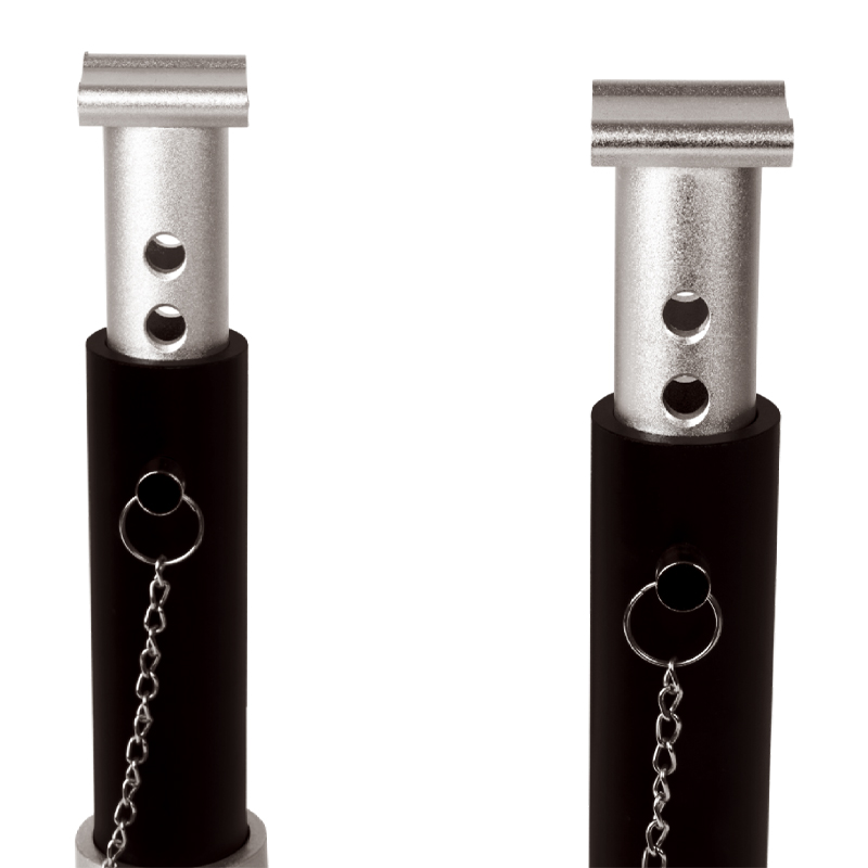 Set 2 suporti auto (capra) din aluminiu pentru vehicule, 2 tone, 268-400mm, Black Jack