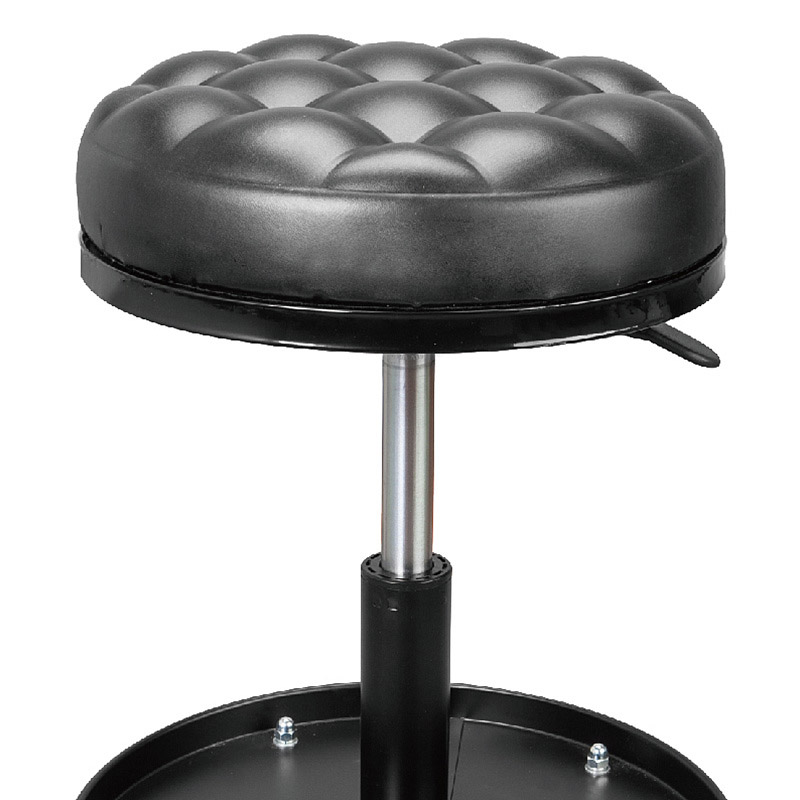 Scaun atelier HEAVY-DUTY max. 150 kg, rotund, reglabil pe inaltime 410 - 530 mm, BigRed model TR6201A