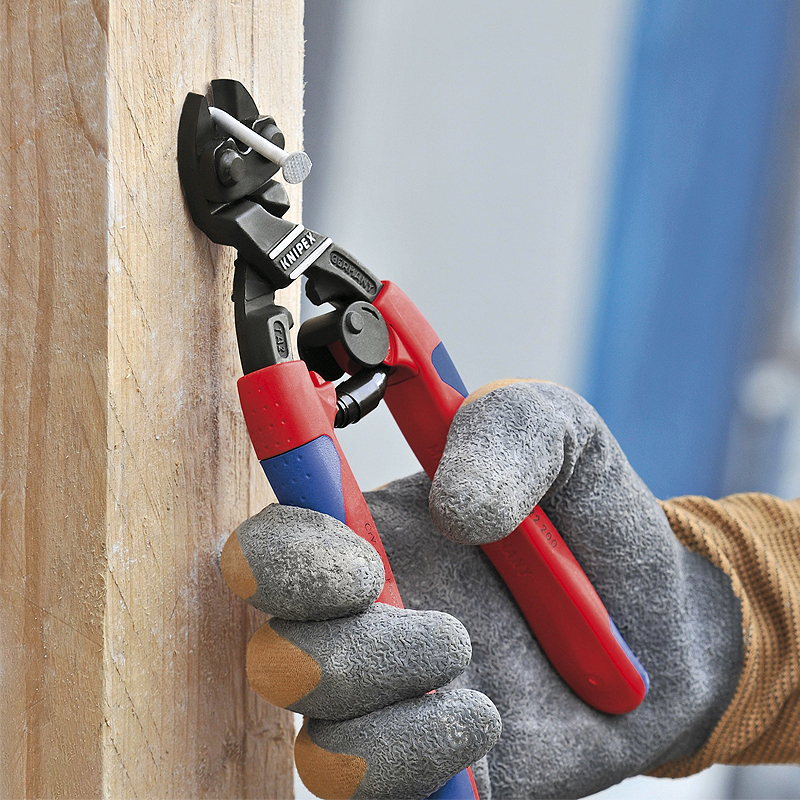 Cleste pentru taiat bolturi cu arc KNIPEX CoBolt®, Ø 6 mm, 200 mm, cap angular