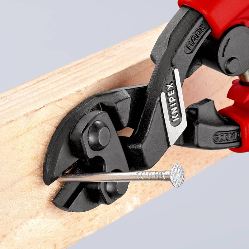 Cleste pentru taiat bolturi cu arc KNIPEX CoBolt®, Ø 6 mm, 200 mm, cap angular