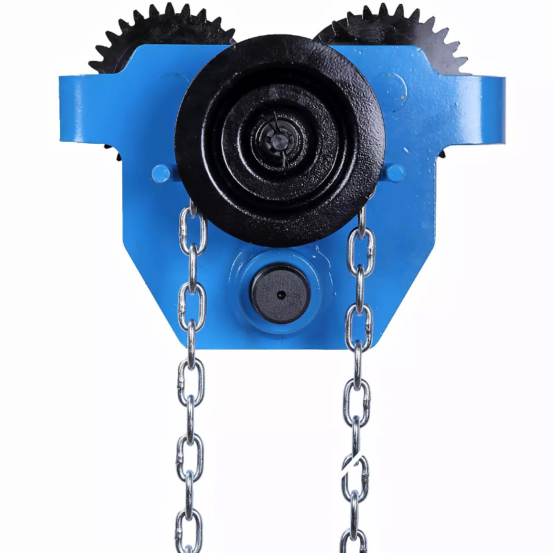 Carucior portpalan pentru profile tip I, 160-320mm, Tractel CORSO, sarcina 1t, deplasare cu lant