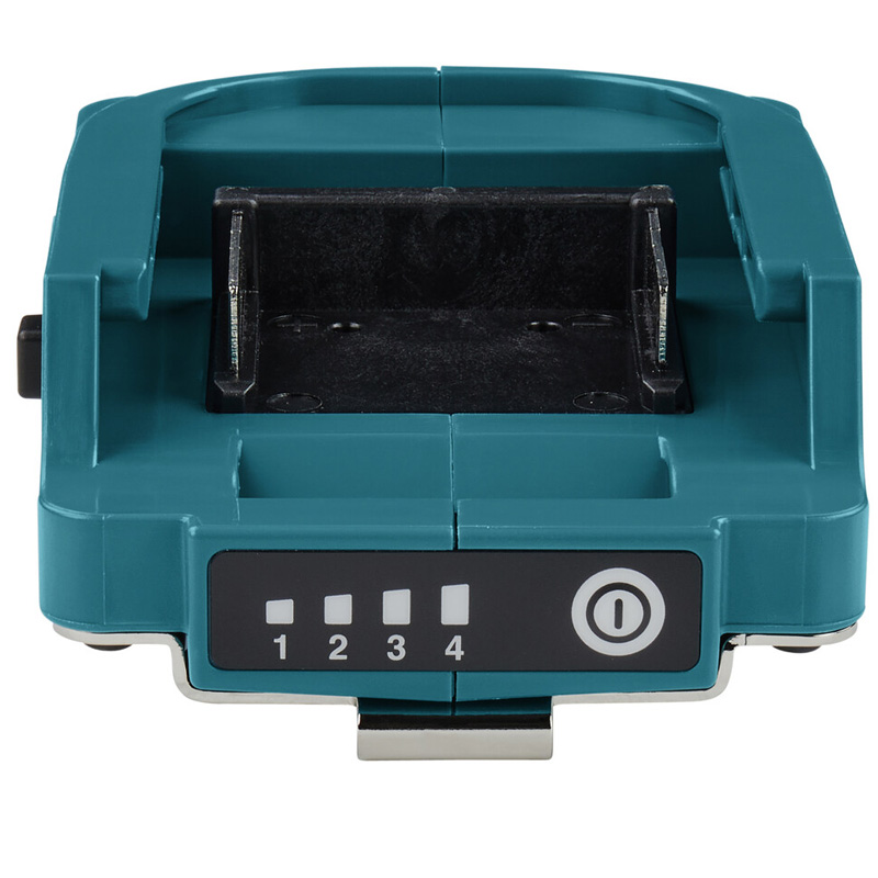 Suport acumulator Makita LXT, 14,4–18V, USB-A