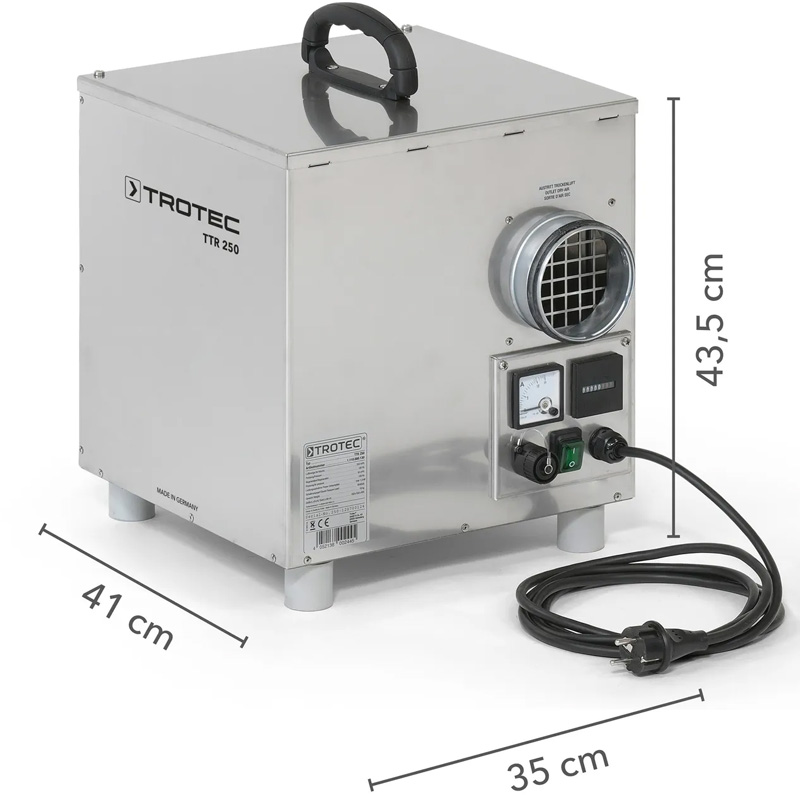 Uscător prin adsorbție Trotec TTR 250, 26,4 lg/24h, min. -20°C