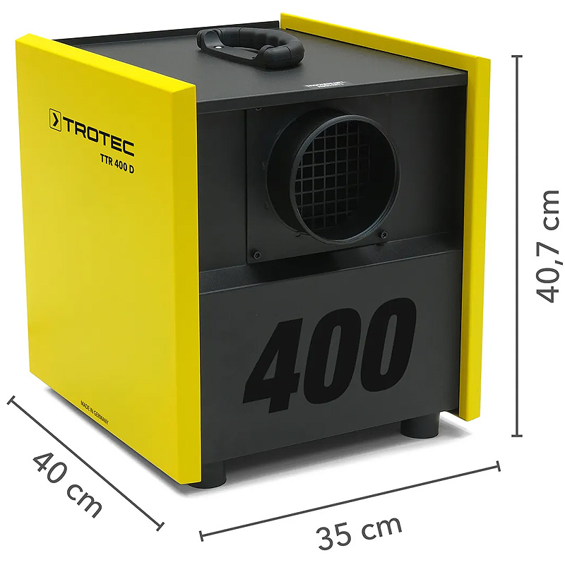 Uscător prin adsorbție Trotec TTR 400D, 38.4l/24h, min. -15°C