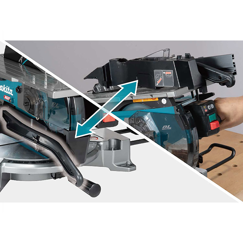 Fierastrau circular cu acumulatori 40V XGT, 260 mm, SOLO, Makita LH001GZ