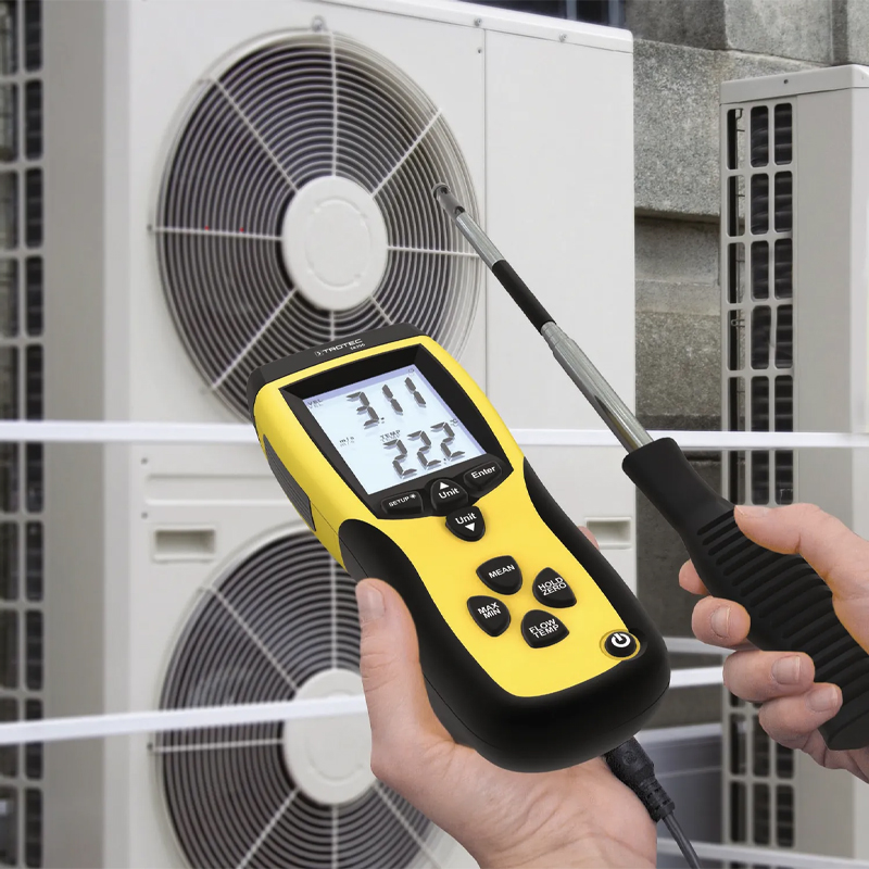 Anemometru cu sonda dreapta Trotec, tip TA300, cu certificat de calibrare