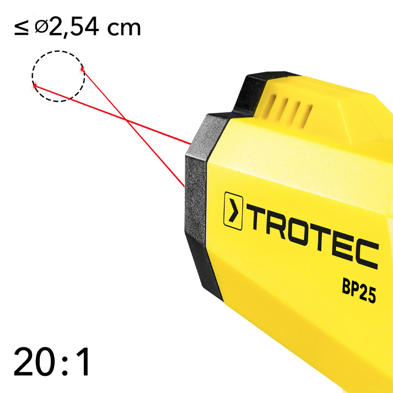 Scaner de punct de rouă cu pirometru, Trotec, BP25