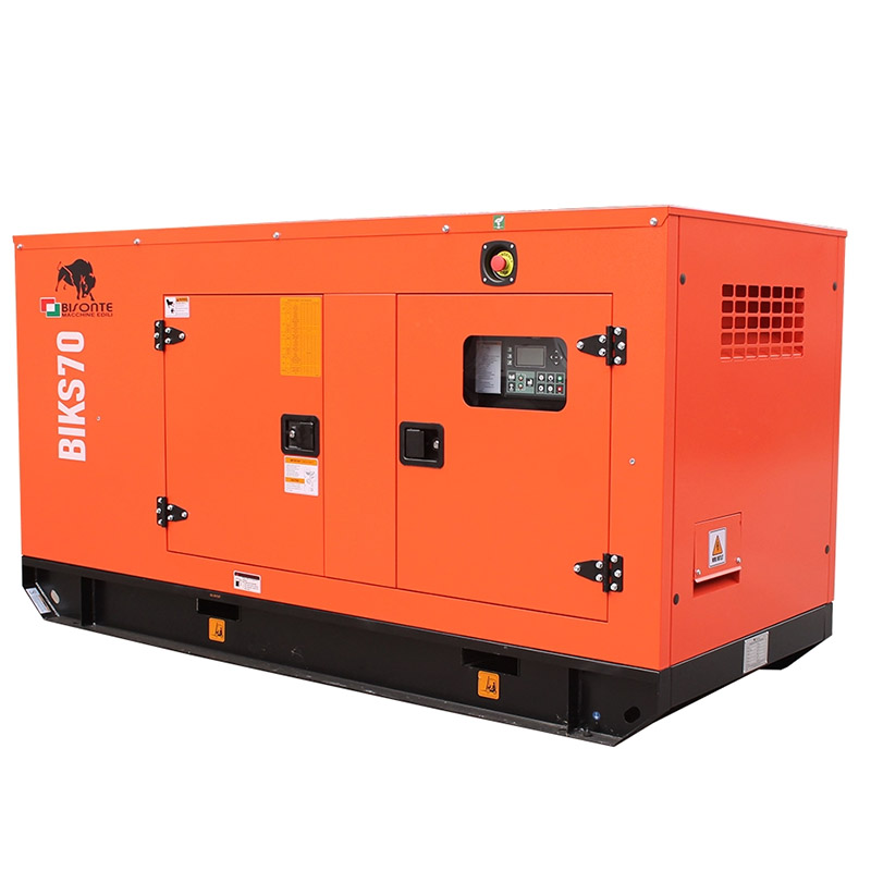 Generator trifazat, insonorizat, 68.8 kVA, 400V, Bisonte BIKS70