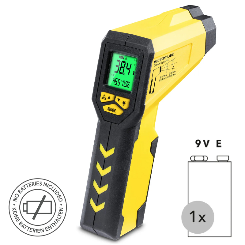 Termometru cu infrarosu, pirometru, Trotec, TP7, multipunct cu laser