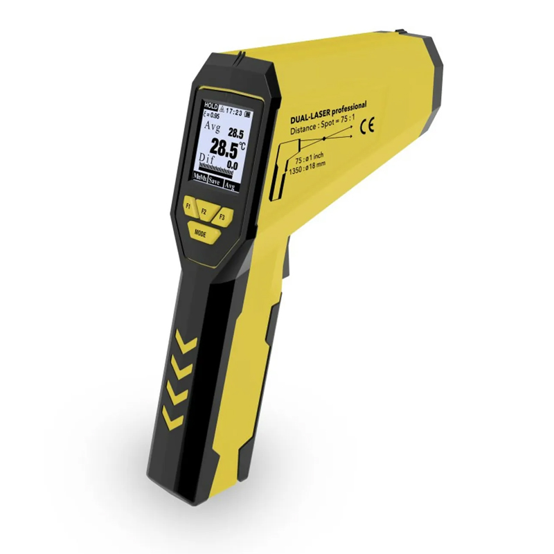 Termometru cu infrarosu, pirometru profesional, Trotec, TP10, multipunct cu laser