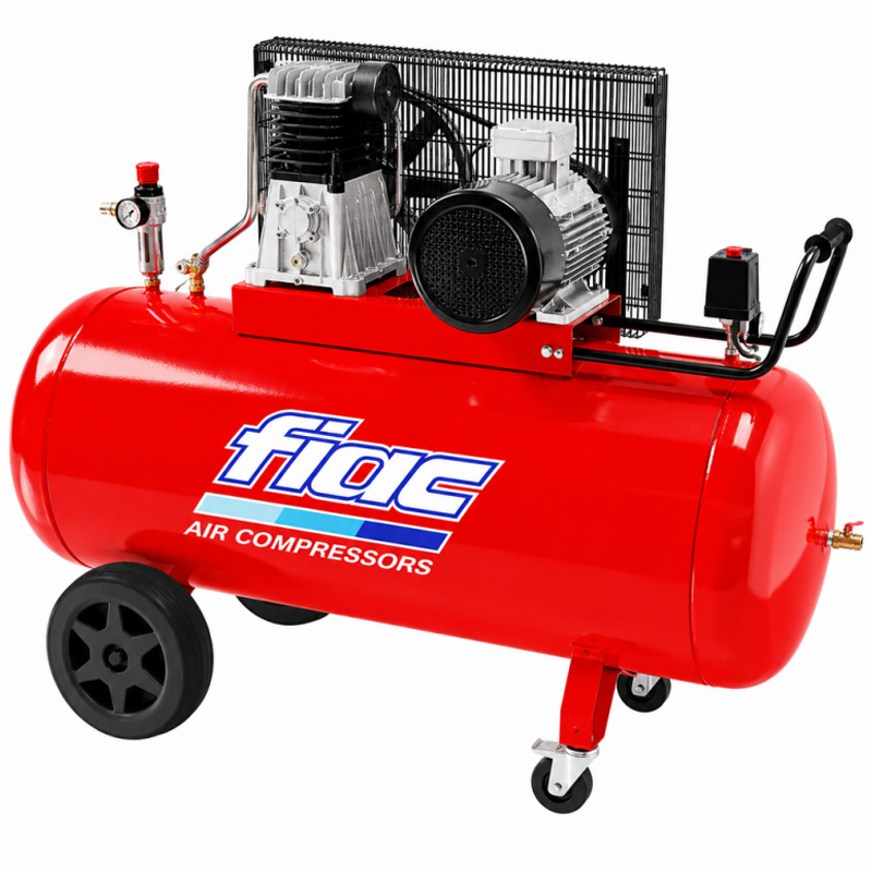Compresor cu piston 15 bar, 200l, 419 l/min, profesional FIAC AB200/490TF-15BAR