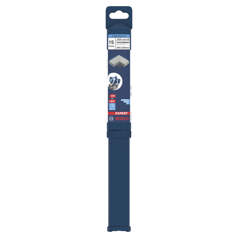 Burghiu gaurire SDS-Max 8X EXPERT, 15x200x340mm, Carbide Technology