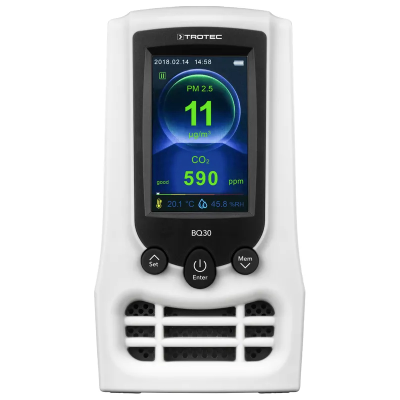 Monitor de calitate a aerului CO2 si de masurare a particulelor, Trotec, BQ30