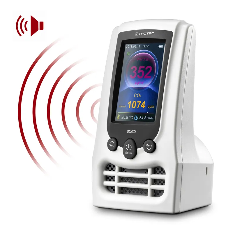 Monitor de calitate a aerului CO2 si de masurare a particulelor, Trotec, BQ30