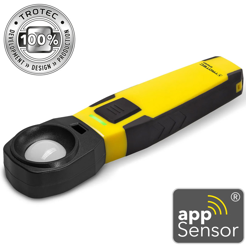 Luxmetru digital cu Bluetooth Trotec BF06WP, 0-40.000 lx
