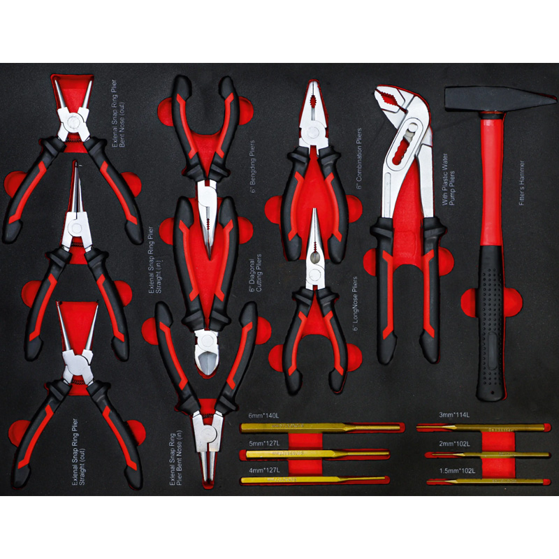 Carucior pentru scule 6 sertare + usa laterala, cu 158 scule, BGS Do-it-yourselfBG-6055