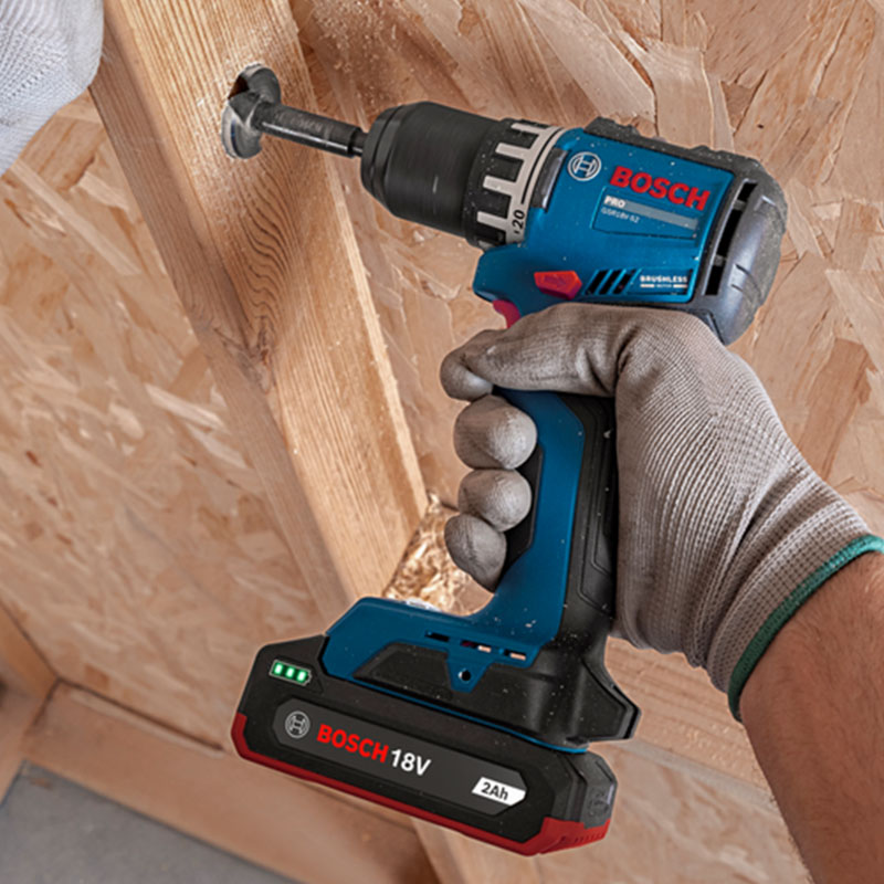 Masina de gaurit si insurubat cu acumulatori 18V 3x 4.0Ah, 64 Nm, L-BOXX, BOSCH Profesional GSR 18V-90C