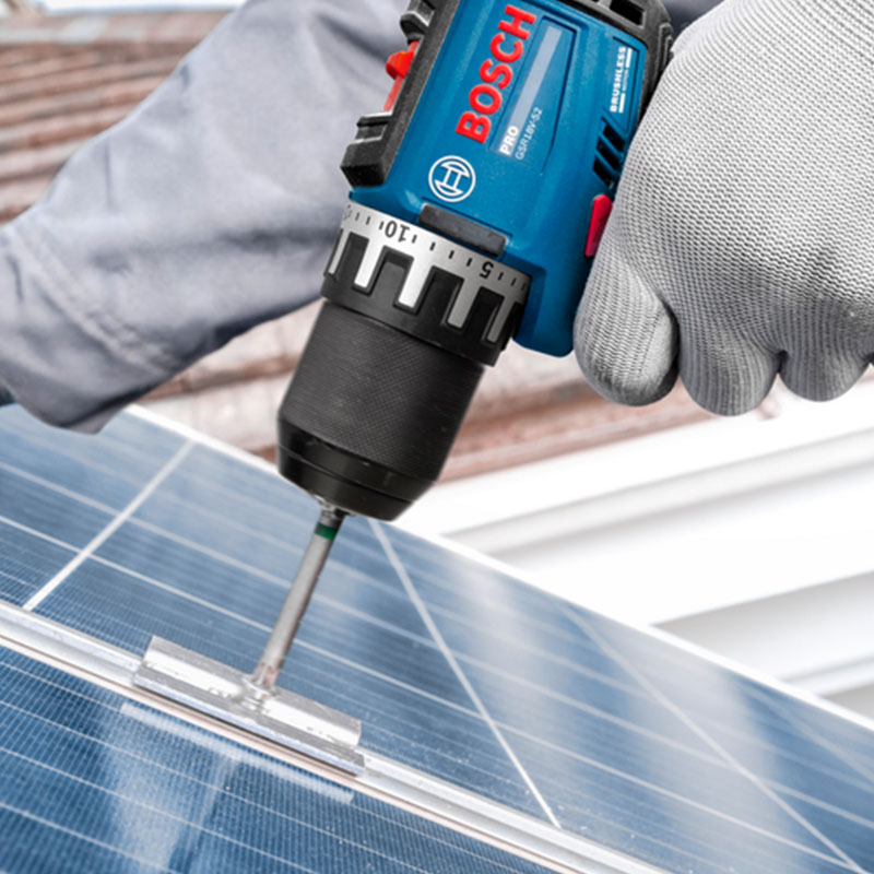 Masina de gaurit si insurubat cu acumulatori 18V 3x 4.0Ah, 64 Nm, L-BOXX, BOSCH Profesional GSR 18V-90C