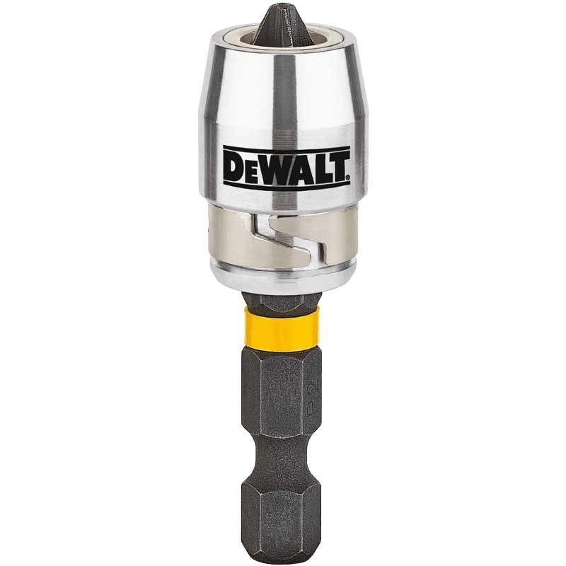 Set 2 biti de torsiune PZ2 DeWalt EXTREME FLEXTORQ, 50 mm, cu manson magnetic Screwlock