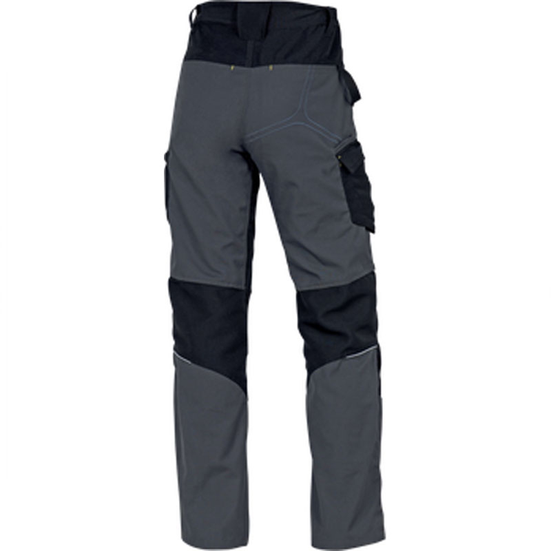 Pantalon de lucru DELTA PLUS MACH 5, croiala lejera, gri/negru, marime 