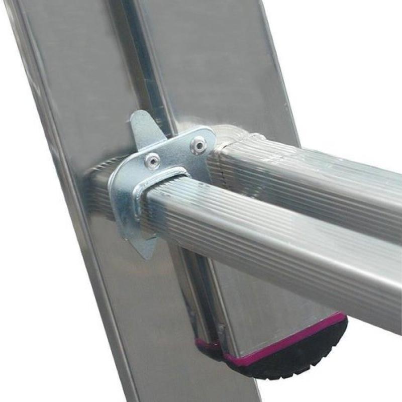 Scara multifunctionala din aluminiu Corda cu functie de egalizare, 3x8 trepte