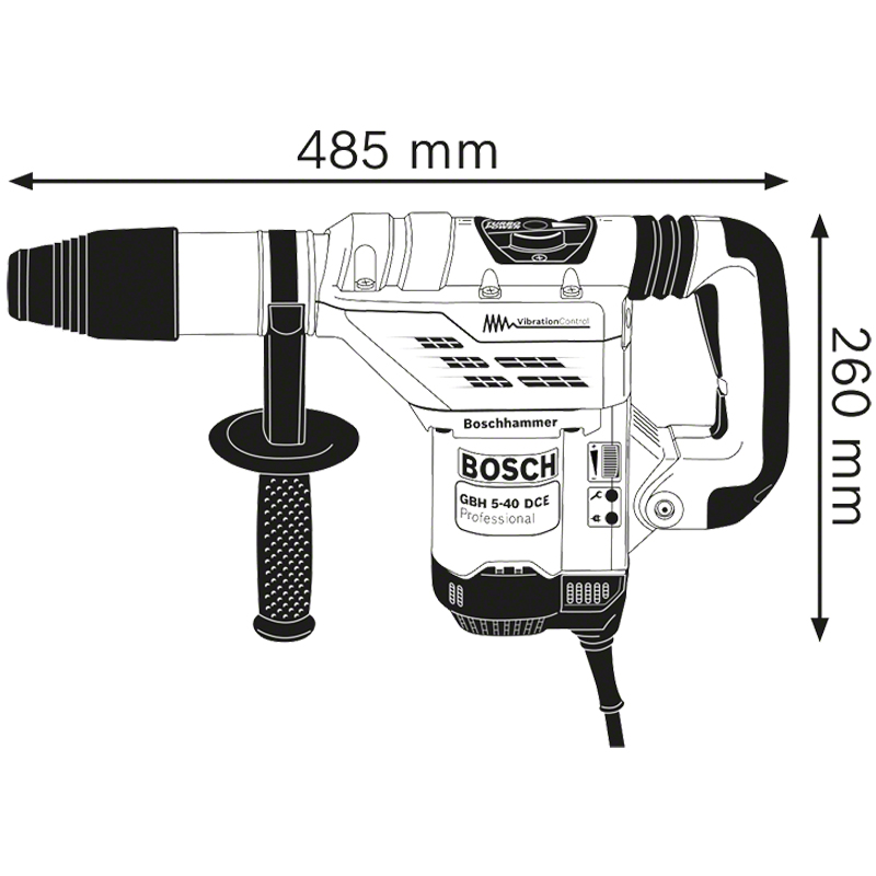 Ciocan rotopercutor SDS-max tip GBH 5-40 DCE