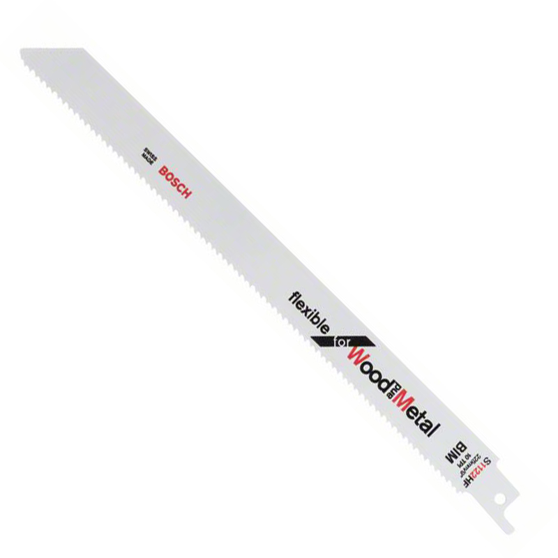 5 Panze pentru fierastraie sabie BOSCH S 1122 HF flexibile, Pallet Repair