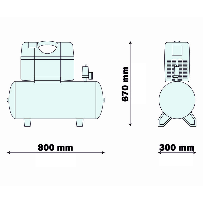 Compresor medical AIRMED 210/50