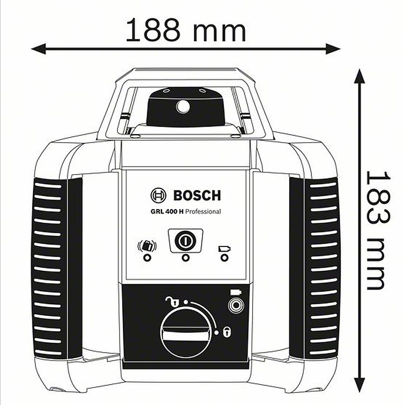 Nivela laser rotativa tip GRL 400 H