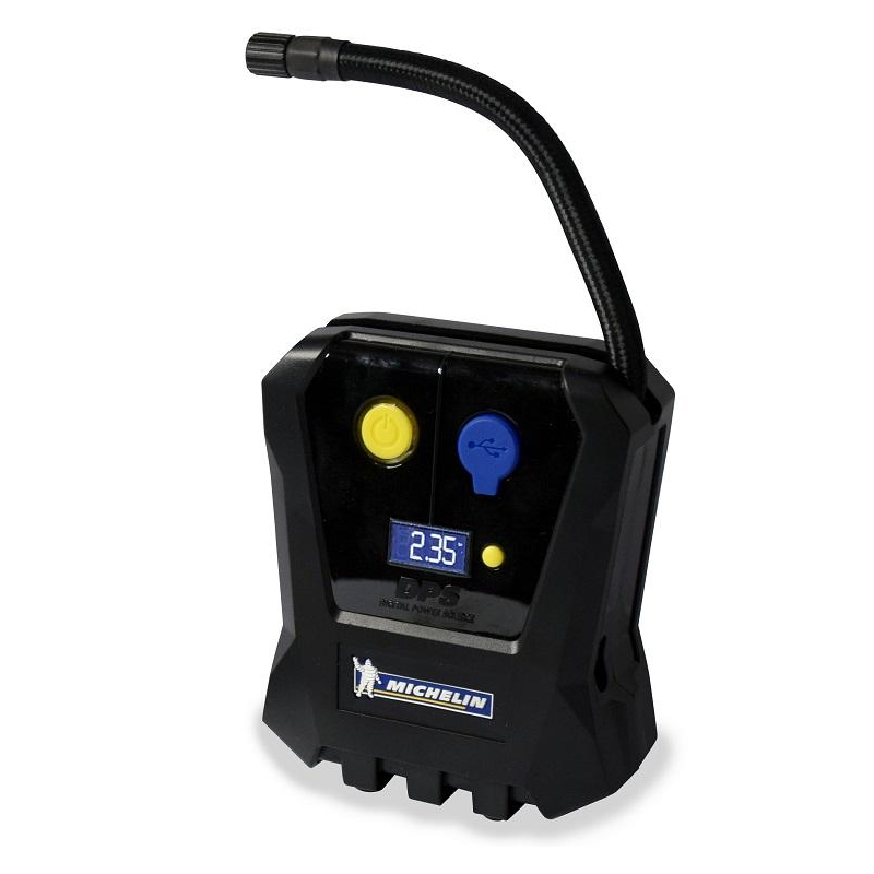 Compresor auto 12V, MICHELIN, manometru digital, priza USB