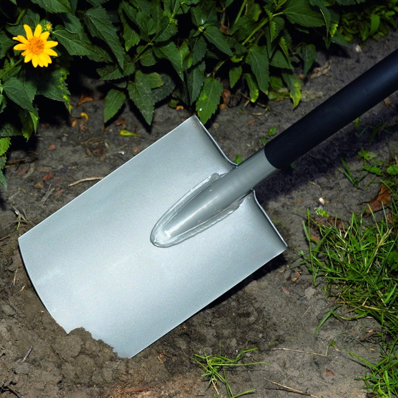 Cazma pentru plantat si bordurat, varf rotunjit, tip Ergonomic™, Fiskars