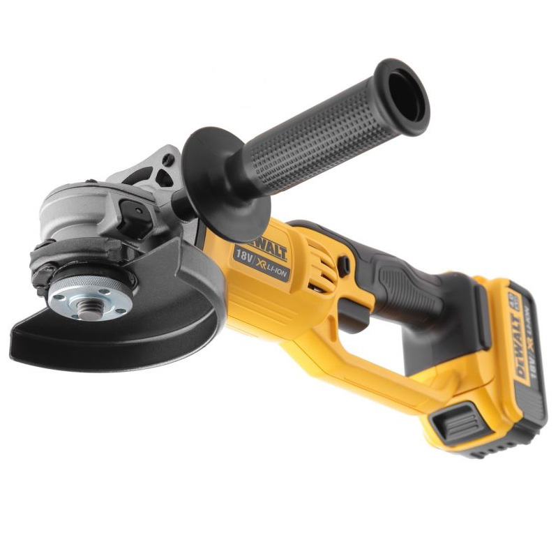 Polizor unghiular DeWALT, 125mm, 2x18V, 4.0Ah, 7000rpm, incarcator, cutie T-STAK, tip DCG412M2-QW