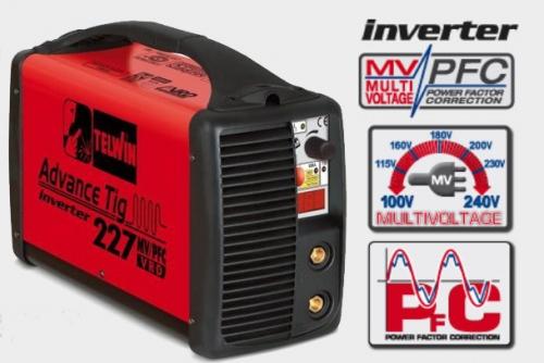 Invertor de sudura tip ADVANCE 227 MV/PFC TIG DC - LIFT VRD