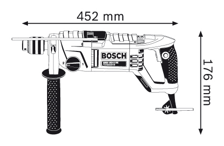 Masina de gaurit cu percutie tip GSB 162-2 RE