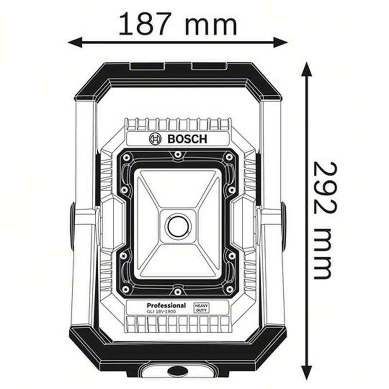 Lampa 14-18V, SOLO, tip GLI 18V-1900, BOSCH