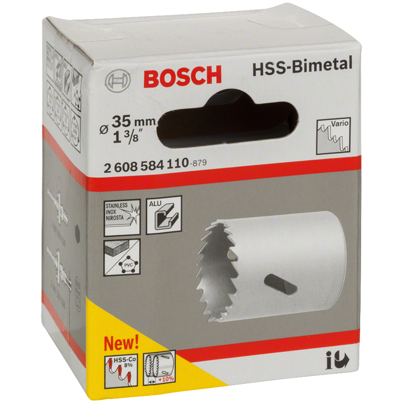Carota BOSCH HSS-bimetal pentru adaptor standard, 35 mm