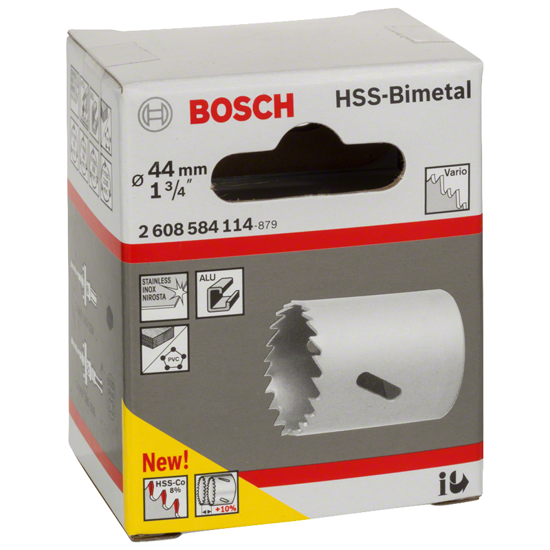 Carota BOSCH HSS-bimetal pentru adaptor standard, 44 mm