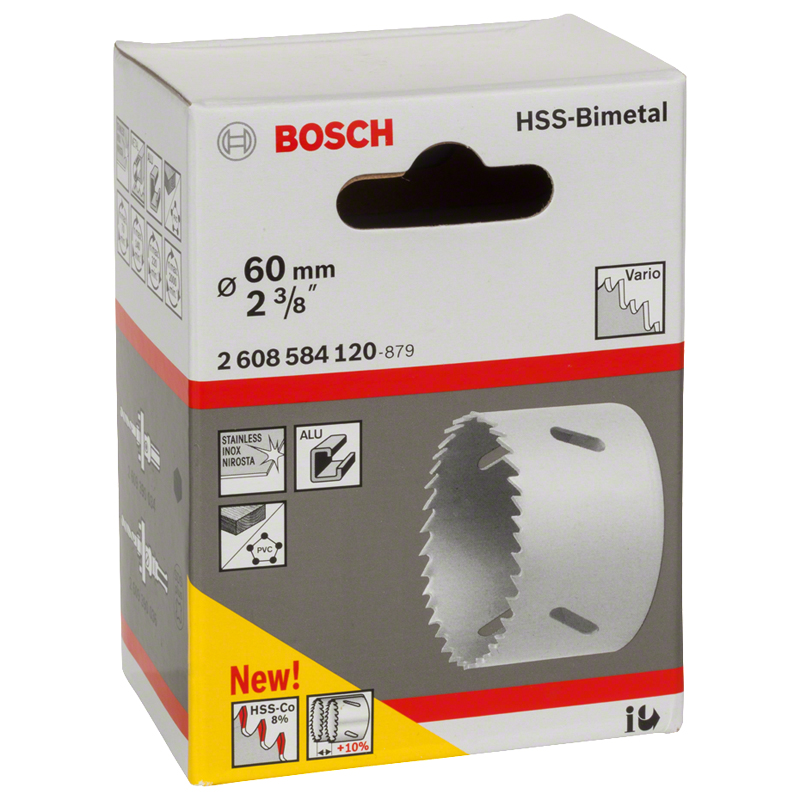 Carota BOSCH HSS-bimetal pentru adaptor standard, 60 mm