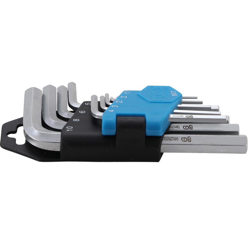 Set 9 chei imbus tip L, 1.5-10 mm, BGS