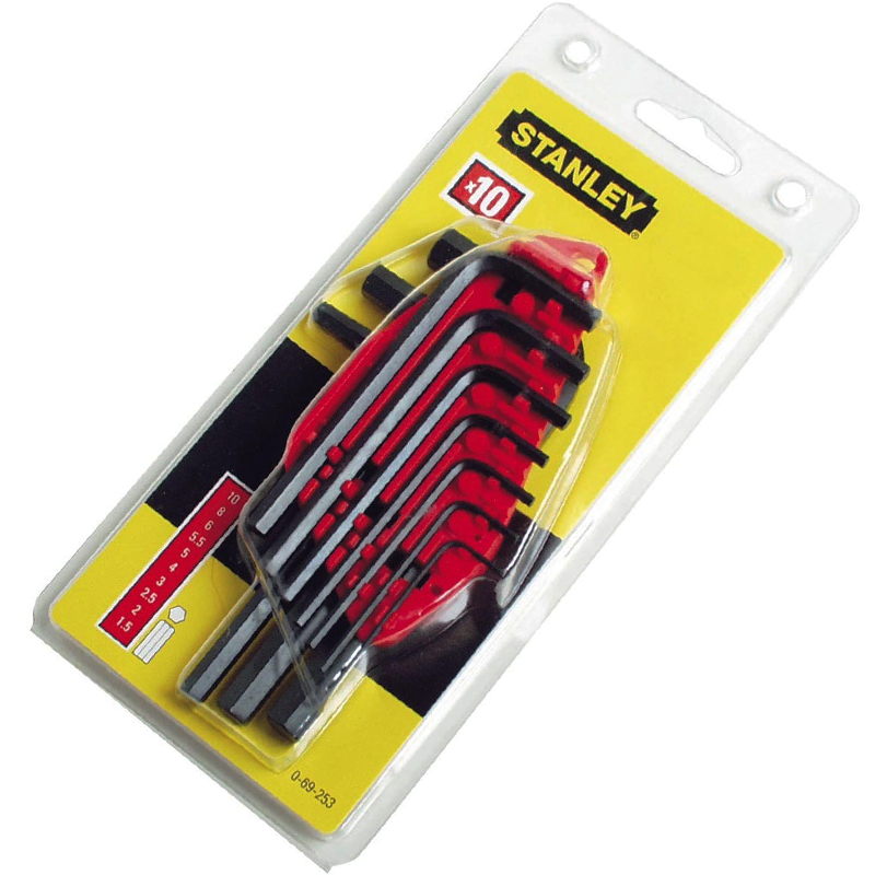 Set 10 chei imbus tip L, 1.5-10 mm