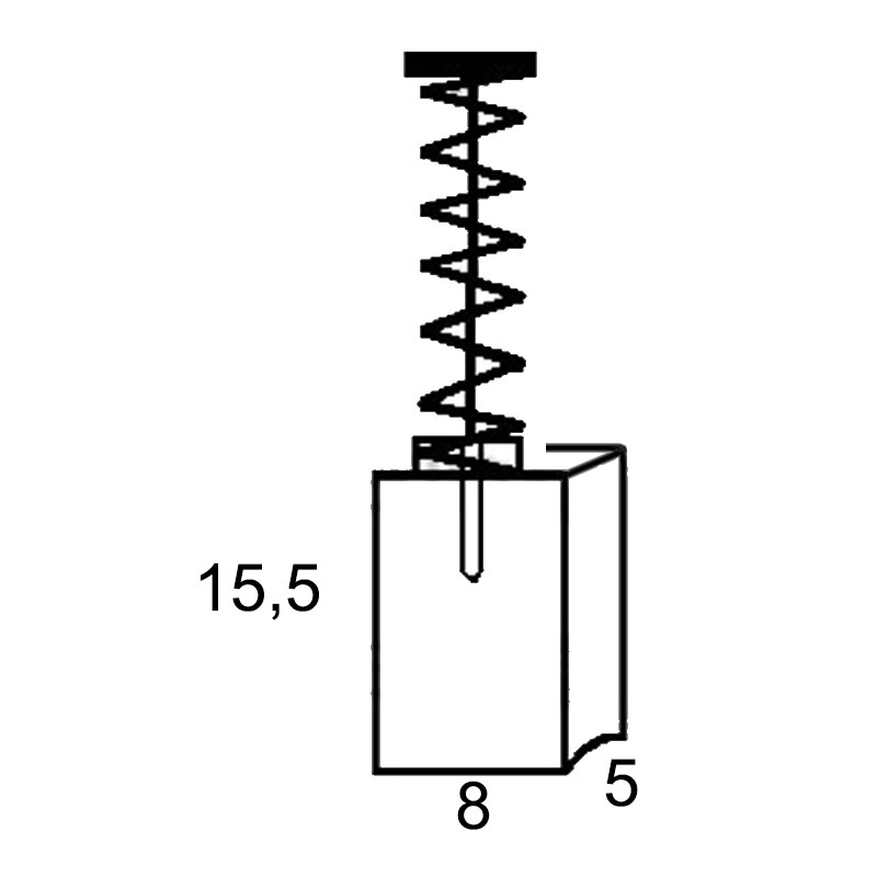 Set perii colectoare pentru BOSCH