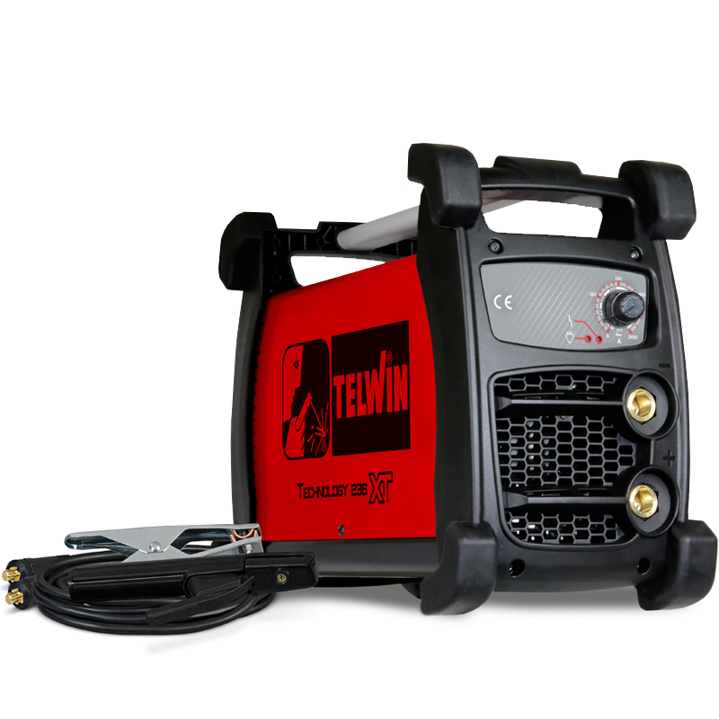 Invertor de sudura Telwin TECHNOLOGY 236XT AL, MMA, 200 A, electrod Ø 4 mm, cu geanta si accesorii, profesional