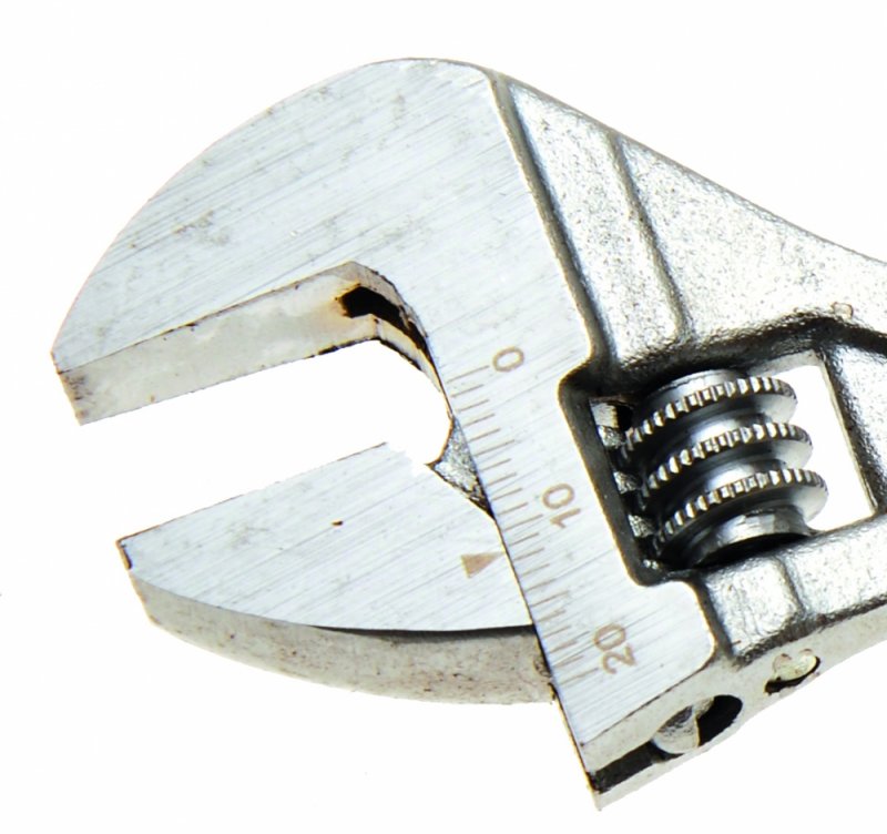 Cheie reglabilă (engleza) cu maner cauciucat, 150 x 19 mm