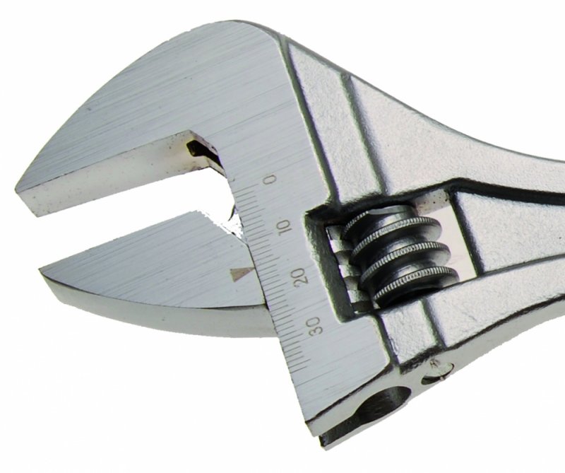 Cheie reglabilă (engleza) cu maner cauciucat, 300 x 39 mm