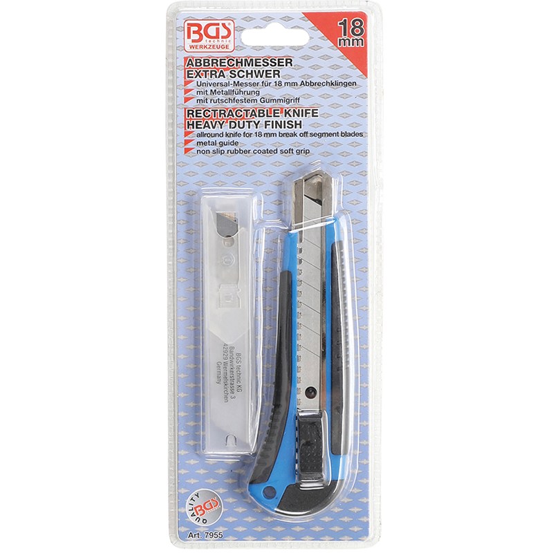 Cutter lama fractionabila 18 mm, ghidaj metal si 7 lame