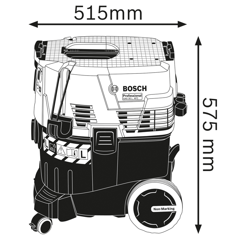 Aspirator uscat/umed GAS 35 L AFC