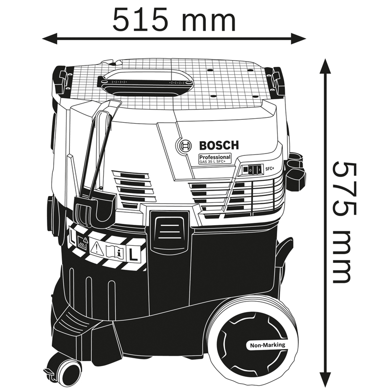 Aspirator uscat/umed GAS35 L SFC+